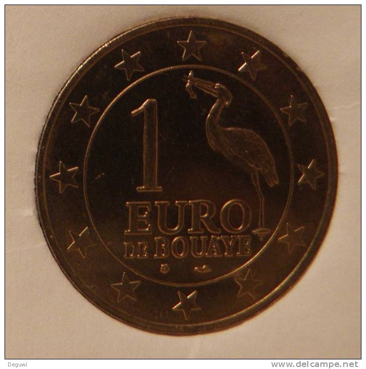 1 Euro Temporaire Precurseur De BOUYAE  1996, RRRR, Gute Erhaltung, BR, Nr. 134 - Euros Des Villes