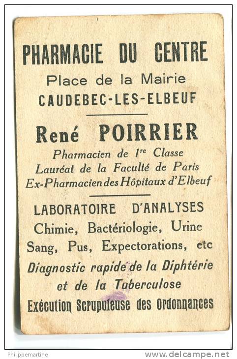 Chromo Pharmacie Du Centre René Poirrier - Caudebec Les Elbeuf - Autres & Non Classés