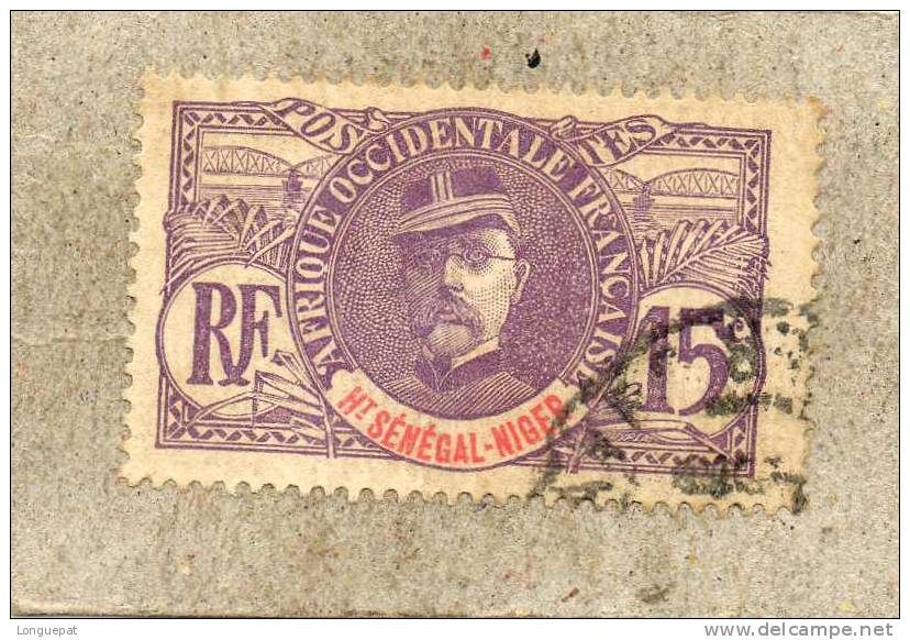 HtAUT SENEGAL Et NIGER : Général Faidherbe - - Used Stamps