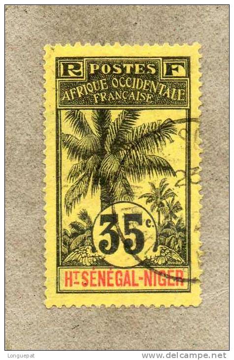 HtAUT SENEGAL Et NIGER : Palmiers - - Used Stamps