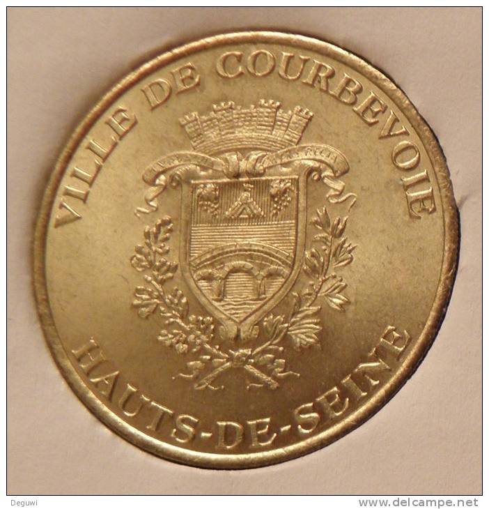 1 Euro Temporaire Precurseur De COURBEVOIE  1998, RRRR, Gute Erhaltung, BR, Nr. 238 - Euro Der Städte