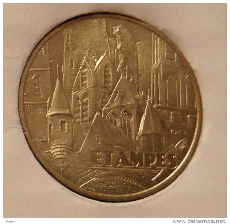 1 Euro Temporaire Precurseur D´ETAMPES 1998, RRRR, Gute Erhaltung, BR, Nr. 292 - Euro Der Städte
