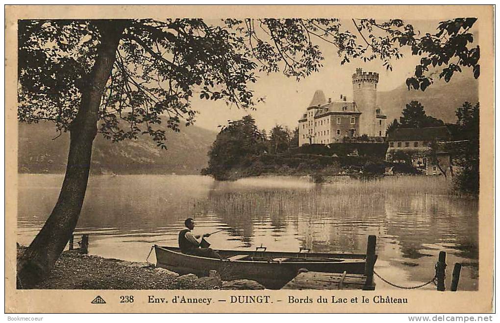 74    DUINGT  ENVIRONS D'ANNECY    BORDS DU LAC ET LE CHATEAU   238 - Duingt