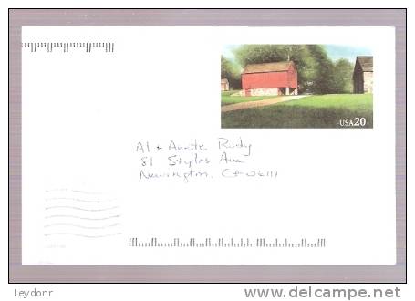 Postal Card - Red Barn  -  Randich For Mayor - - 1981-00