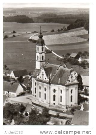 Steinhausen Bei Schussenried Barock-Kirche Luftbild Wohnhaus Sw 60er - Biberach