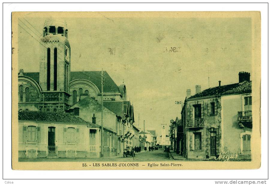 Sables D’Olonne Eglise Saint Pierre - Sables D'Olonne