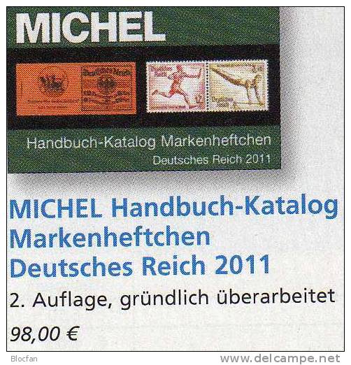 MICHEL Handbuch Deutschland Katalog Markenheftchen 2011 Neu 98€ Deutsches Reich Catalogue Old Germany 978-3-87858-058-4 - Encyclopédies