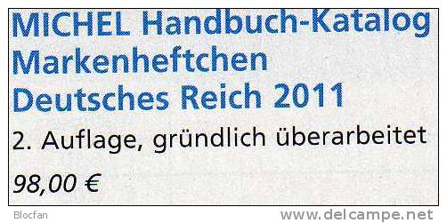 MICHEL Handbuch Deutschland Katalog Markenheftchen 2011 Neu 98€ Deutsches Reich Catalogue Old Germany 978-3-87858-058-4 - Colecciones