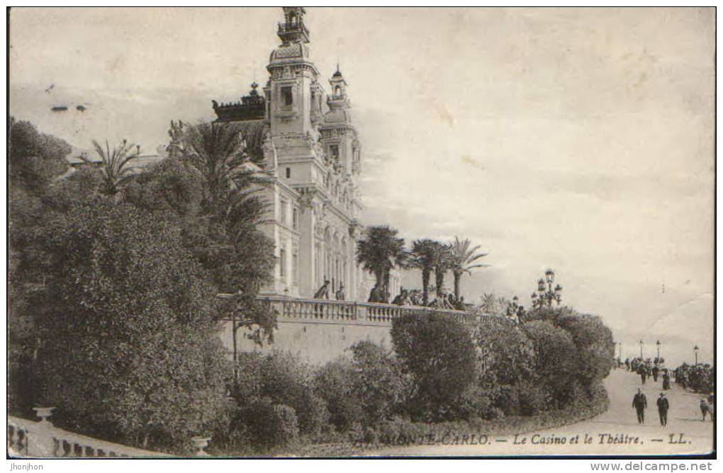 Monaco-Postcard 1906-Monte Carlo-Casino And Theatre-2/scans - Casino