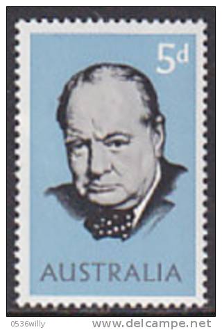 Australien 1965. W. Churchil, Politiker, Zeitungsmitarbeiter, Journalist (B.0053) - Neufs