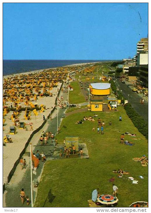 009956 CUXHAVEN - Blick Auf Den Strand Von Duhnen - Cuxhaven