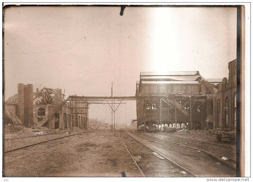 Photo Originale Des Mines D´Aniche: Fosse St René à Guesnain (nord) - Le Criblage - Métiers