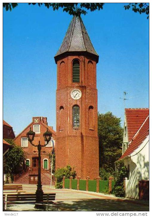 01057 WYK Auf FÖHR - Blick Auf Den Glockenturm In Wyk - Föhr