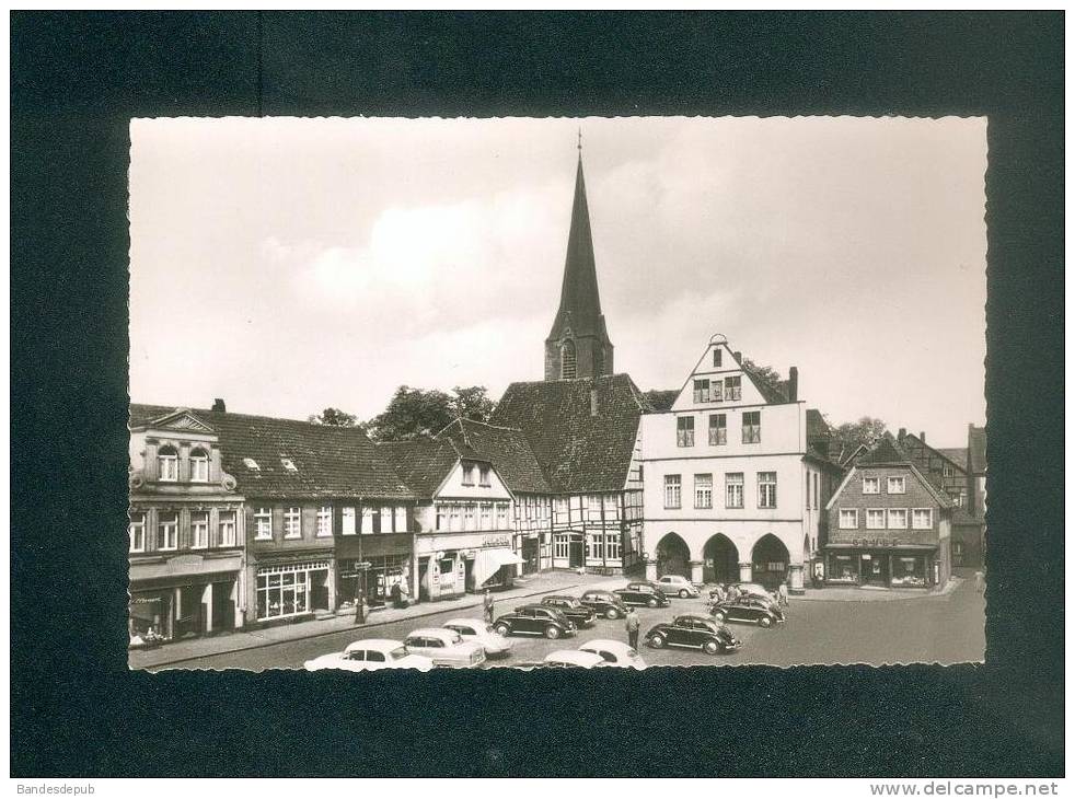 Werne An Der Lippe - Marktplatz ( Automobile Volkswagen Coccinelle SCHONING & Co) - Werne