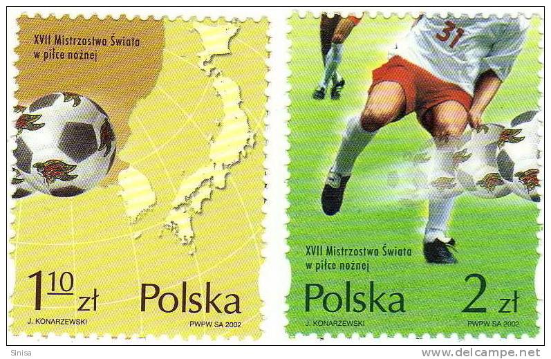 Poland / Sport / Football / Soccer / FIFA World Cup Japan Korea 2002 - Neufs