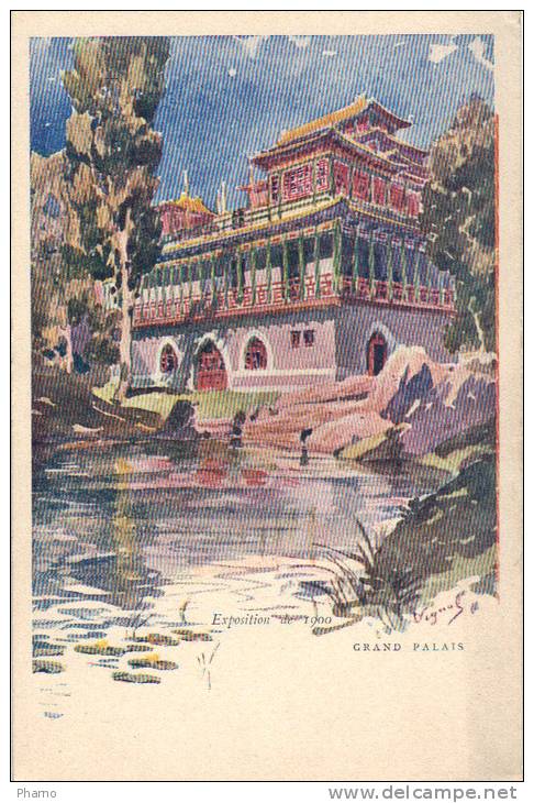 Illustrateur Vignal Exposition De 1900 Grand Palais - Other & Unclassified