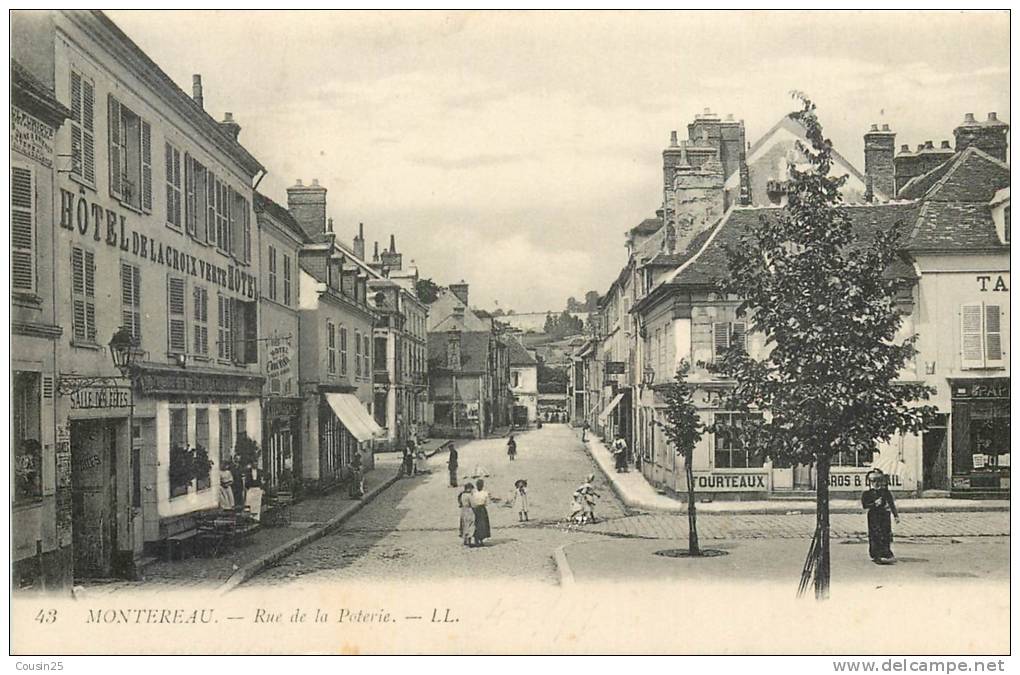 77 MONTEREAU - Rue De La Poterie - Montereau