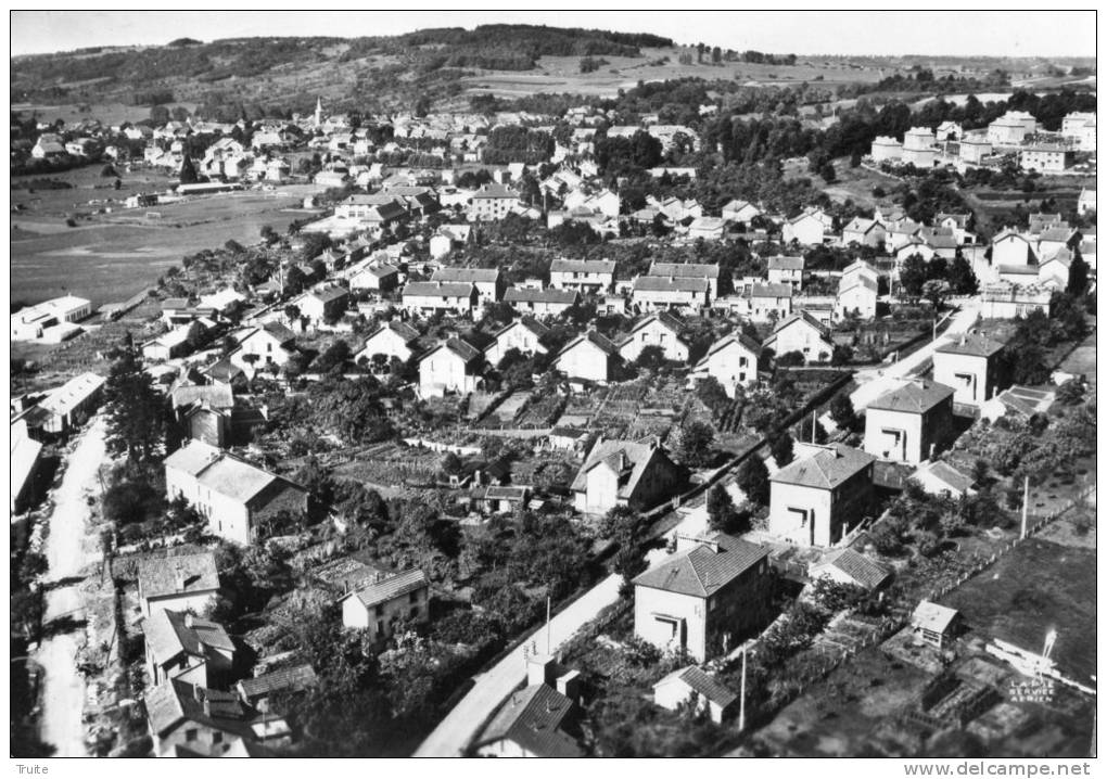 CHALINDREY VUE AERIENNE DES CITES - Chalindrey