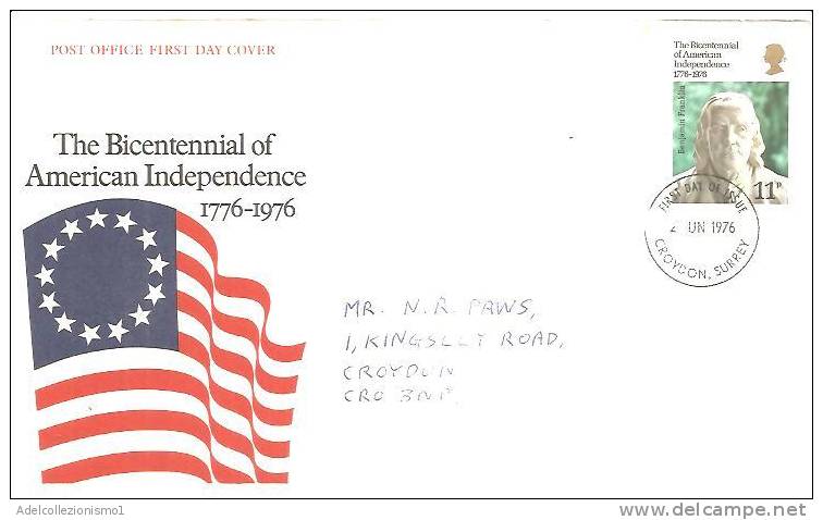 66711)FDC-the Bicentennial Of American Independence 1776-1976 - Unclassified