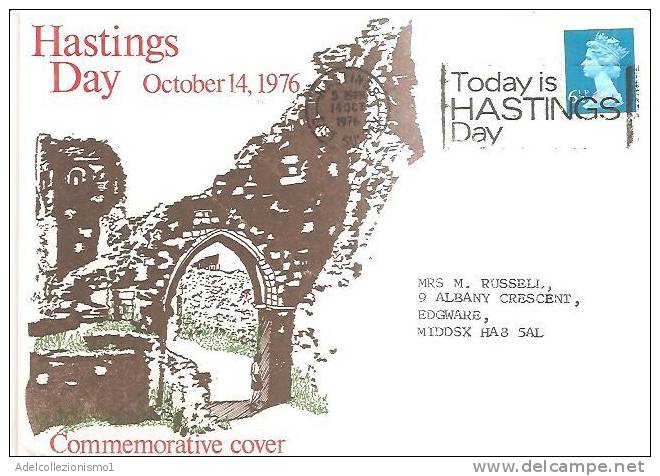 66712)FDC-t Hastings Day October 14-1976 - Unclassified