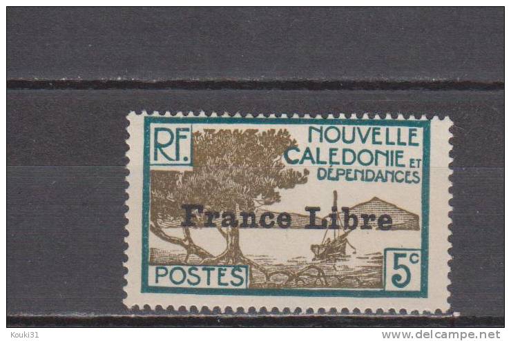 Nouvelle-Calédonie YT 199 * : France Libre - 1941 - Neufs