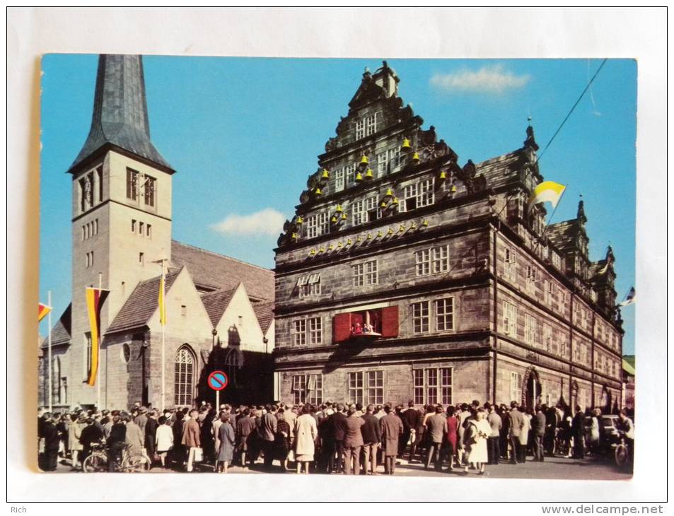 CPM Allemagne -  Hameln Weser - Hochzeitshaus Mit Rattenfager - Kunstuhr Und Glockenspiel - Hameln (Pyrmont)