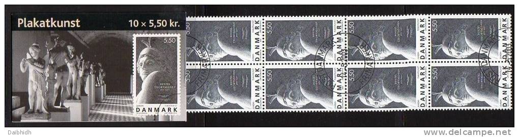 DENMARK 2003  Europa: Poster Art Booklets S131-32 With Cancelled Stamps. Michel 1341-42MH, SG SB231-32 - Carnets