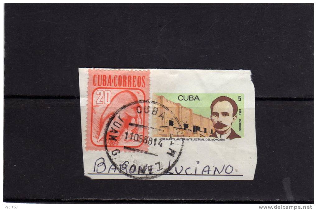 CUBA 1981 FAUNA ANIMALS ALMIQUI ANIMAL ANIMALI Solenodon Cubanus ANIMALE CUBANO USED - Gebruikt