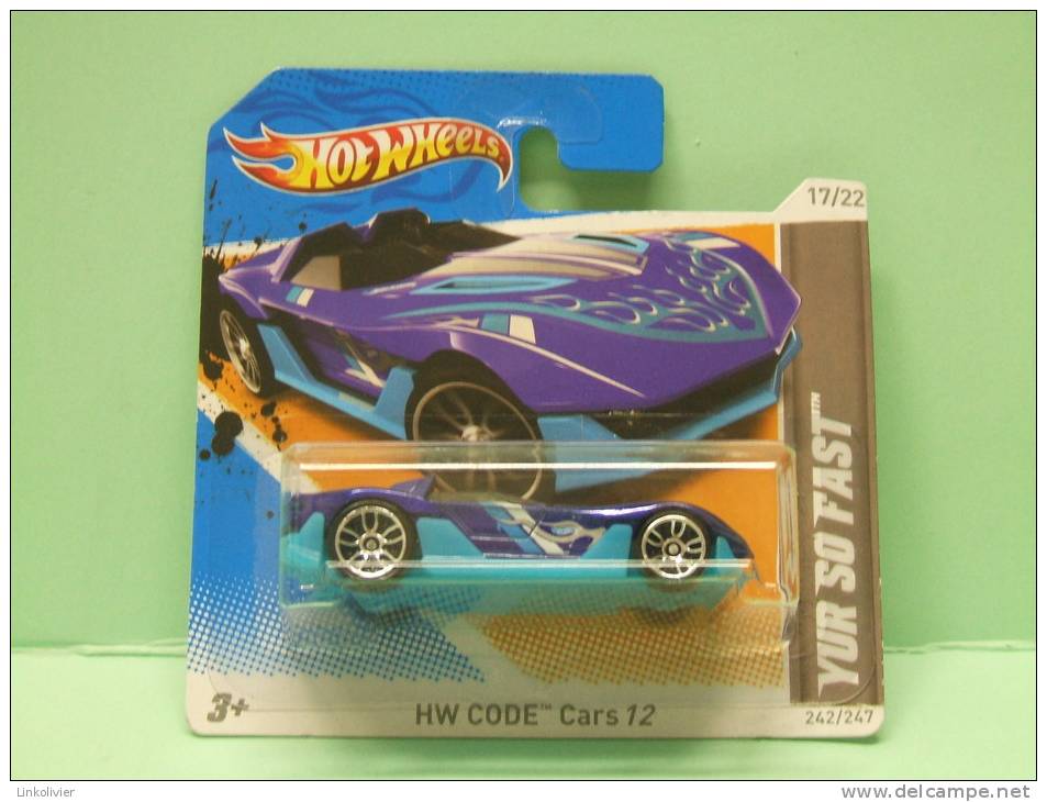 YUR SO FAST - HW Code Cars 2012 - HOTWHEELS Hot Wheels Mattel 1/64 EU Blister - HotWheels