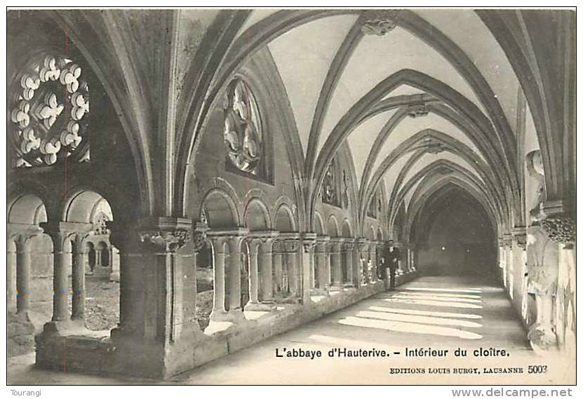 Jan13 1251 : L'abbaye D'Hauterive  -  Intérieur Du Cloître - Hauterive