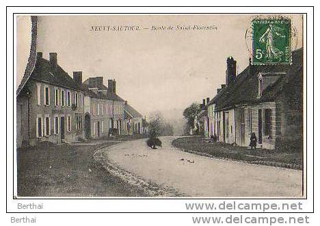 89 NEUVY SAUTOUR - Route De Saint Florentin - Neuvy Sautour