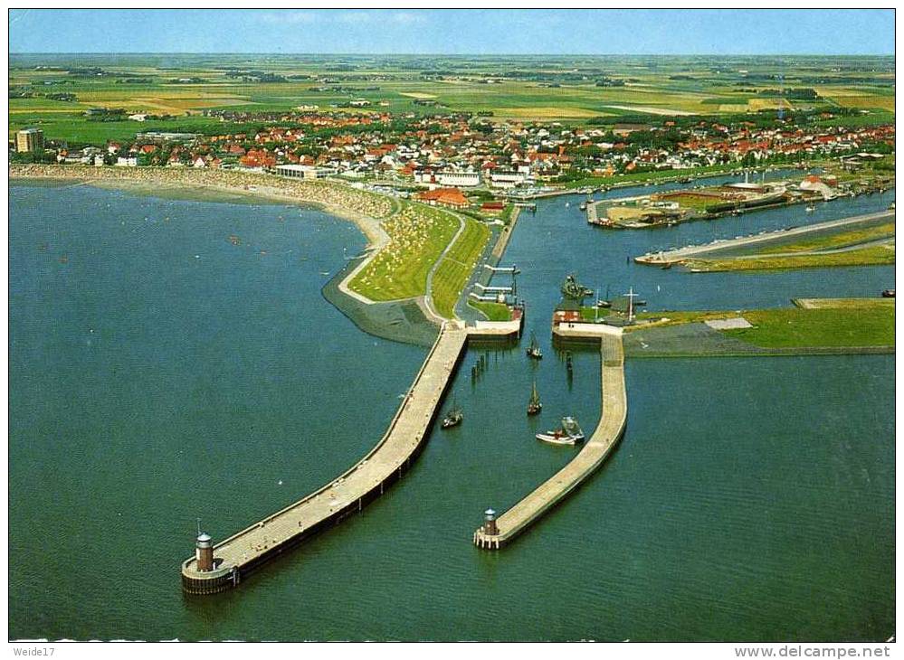 01140 BÜSUM - Blick Auf Den Hafen Und Die Alte Hafeneinfahrt - Buesum