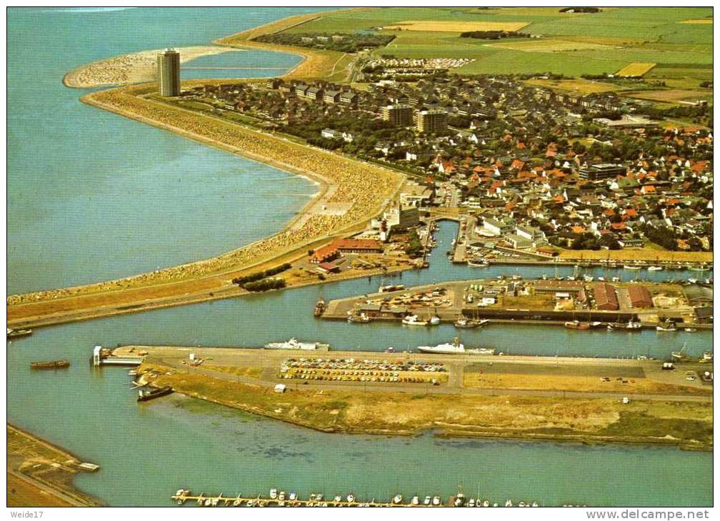 01146 BÜSUM - Blick Auf Den Ort Und Den Hafen - Buesum