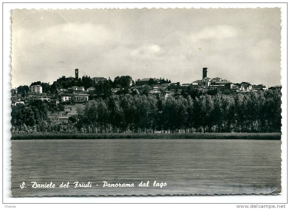 Cpsm: ITALIE S. DANIELE Del Friuli Panorama Dal Lago 1958 N° 8 - Udine