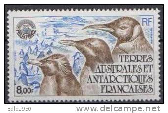 TAAF 1982 - Antarctic - Birds - Mi 167 - MNH - Unused Stamps