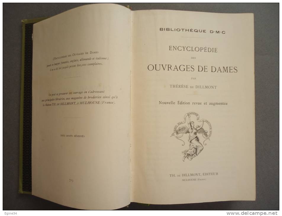 Bibliothèque D.M.C. - Thérèse De Dillmont - Encyclopédie De Dames - No 713 - - Mode