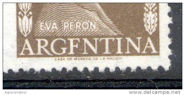 ARGFNTINA POR ARGENTINA CATAOLOGO JALIL 1010 B ERROR - NUEVO SIN GOMA RARISIME EVA PERON EVITA - Nuevos