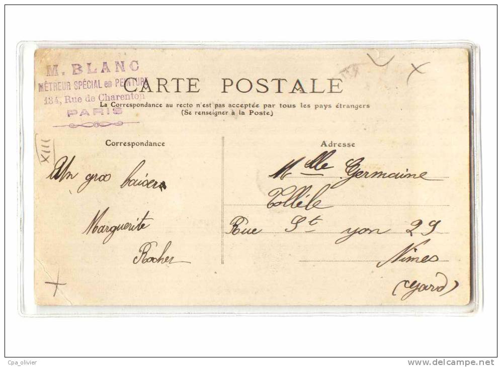 75 PARIS XIII Avenue D'Italie, Animée, Ed FF 470, Tout Paris, 1908 *** ETAT *** - Distrito: 13