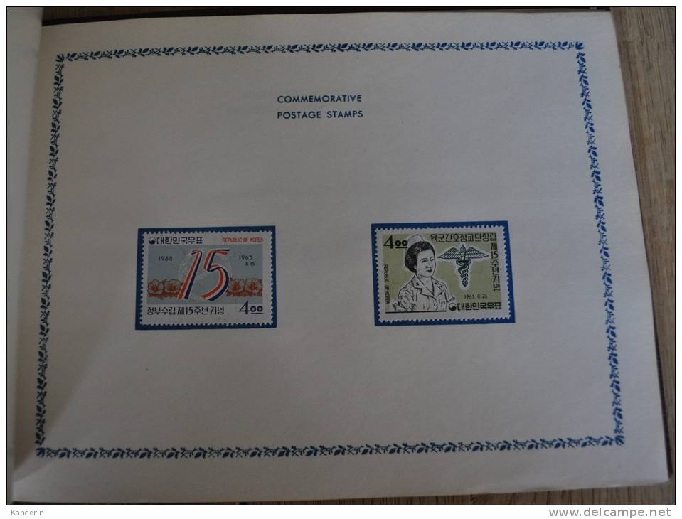 South Korea 1963 - 1964, Postage Stams from Ministry of Communications (XVe Congress in Vienna), Cat.value: 1330 Euro