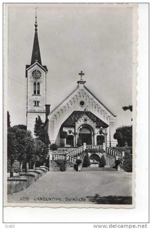 Langenthal Die Kirche 1945 - Langenthal