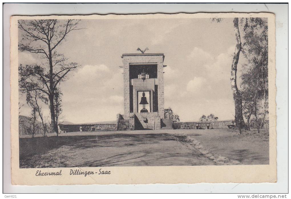 6638 DILLINGEN, Ehrenmal - Kreis Saarlouis