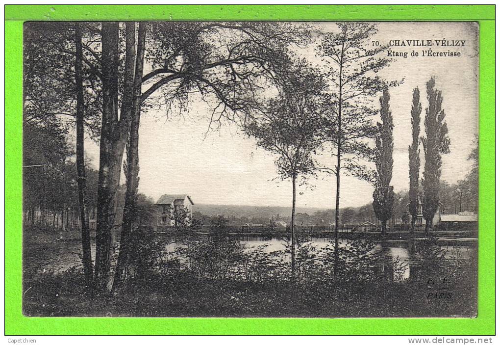 CHAVILLE VELIZY / ETANG DE L´ECREVISSE  / Carte Vierge - Velizy