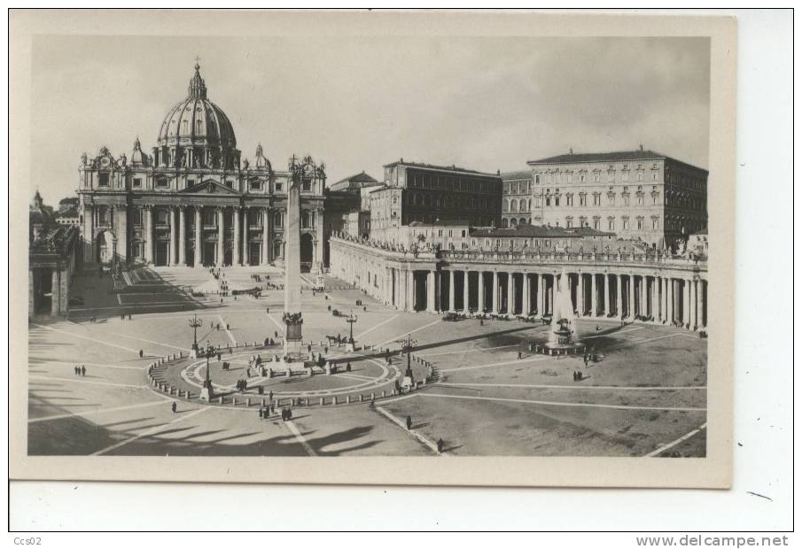 Roma Piazza E Basilica S. Pietro 2 Cartes - San Pietro