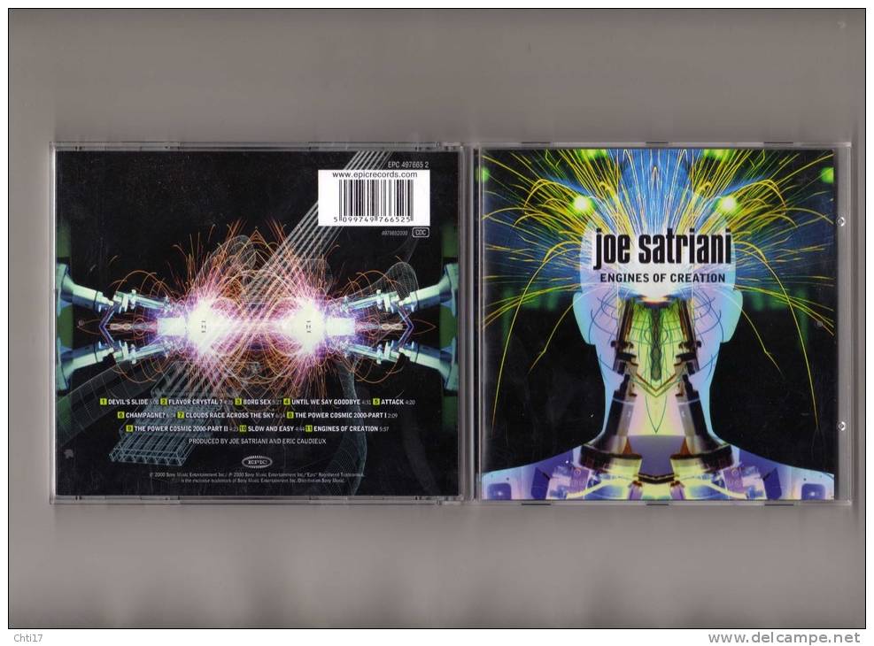 JOE SATRIANI  ALBUM "  ENGINES OF CREATION  "  CD Instrumental Rock, Electronique, Techno - Rock