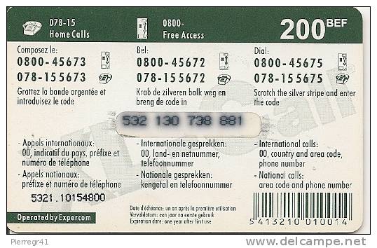 CARTE PREPAYEE-BELGE-200BEF-XL-CALL-GIRAFE-T BE - [2] Prepaid & Refill Cards