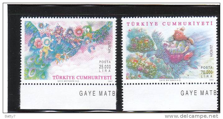 EUROPA TURCHIA 1997 FANTASIA - INTEGRI - Unused Stamps
