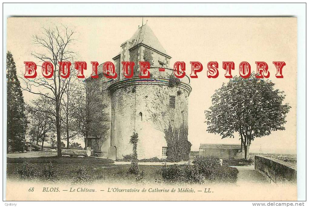 ACHAT IMMEDIAT < ASTRONOME Et ASTRONOMIE - Tour De L'Observatoire De Catherine De Médicis à Blois - Dos Scanné - Astronomie
