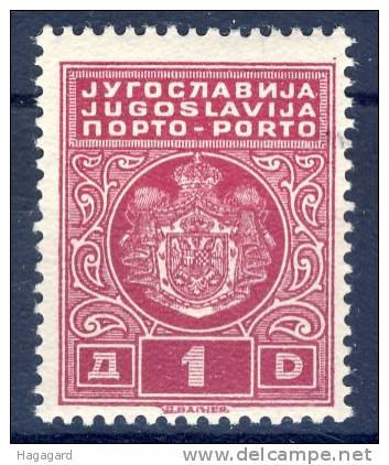 ##C1742. Yugoslavia 1931. Dues. Michel 54 I. MNH(**) - Impuestos