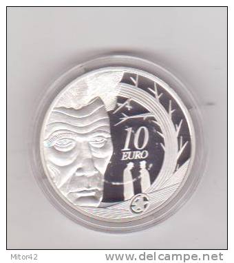 Irlanda-Ireland-Irlande-Éire-2006-10 Euro Argento-Samuel Beckett-F.S-Cat.E.52,00. - Irland