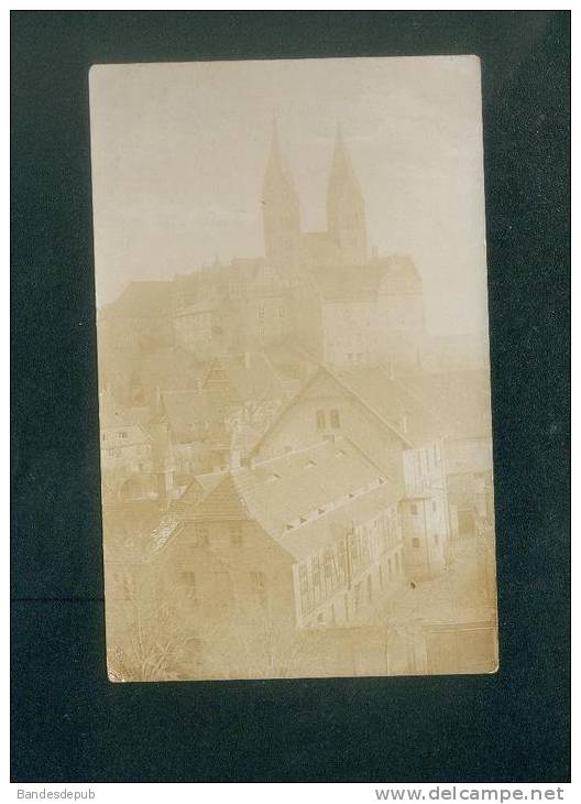 AK Allemagne - Carte Photo - Quedlinburg ( Vue Sur Quartier De L'Eglise - Kirche = - Quedlinburg